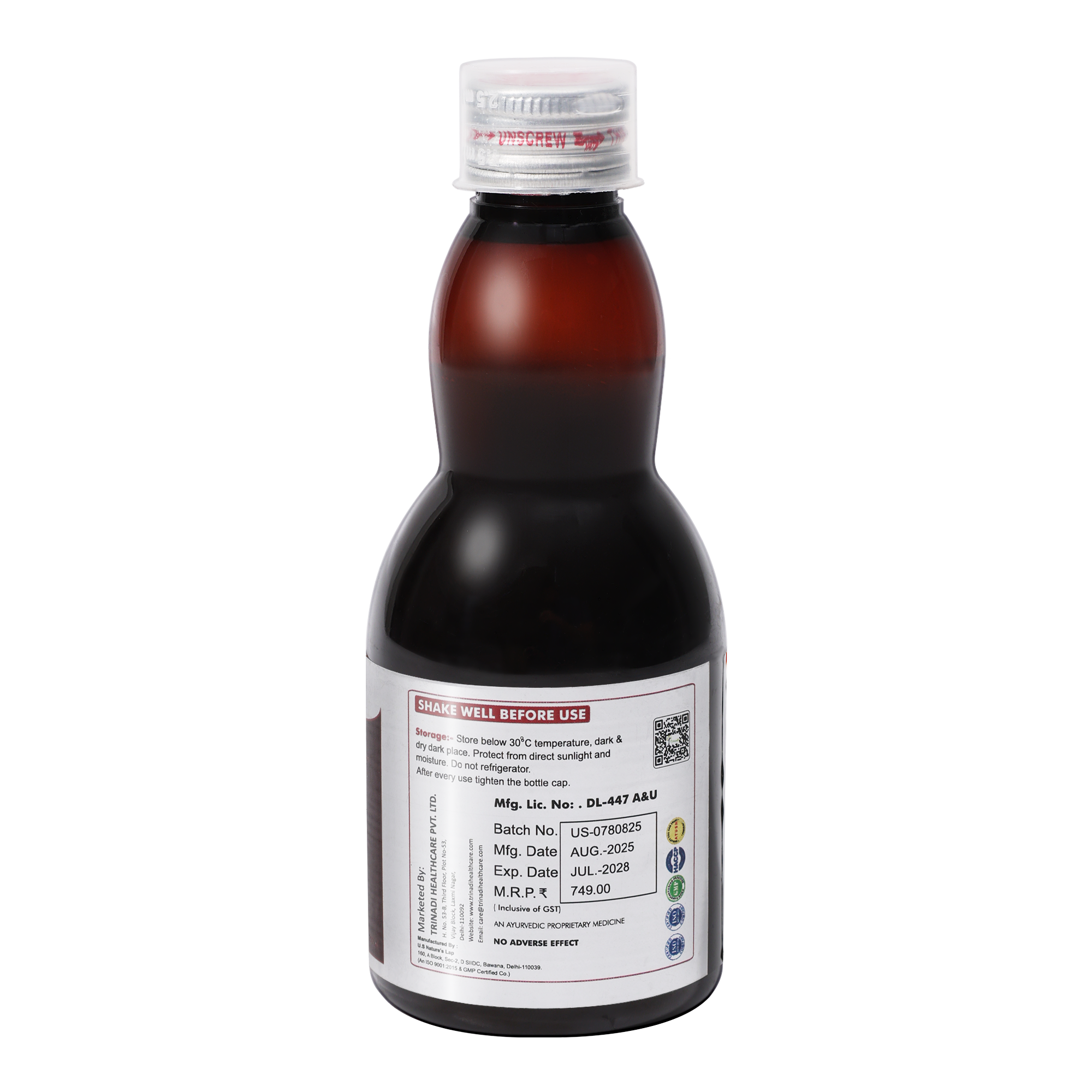 Trinadi Stone Care Syrup/Tablets | Ayurvedic Kidney Stone Remover | Dissolves Renal & Bladder Stones, Relieves Burning Urination, Prevents Recurrence & Supports Urinary Health