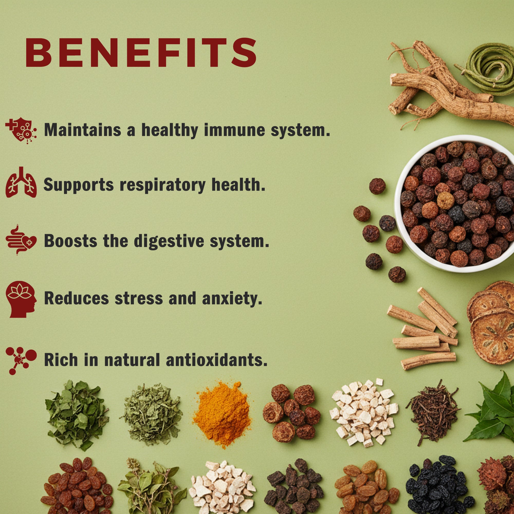 Trinadi TN-Immune Tablets | Ayurvedic Immunity Booster with Natural Antioxidants | Supports Respiratory Health, Energy, Stamina, Stress Relief & Daily Wellness