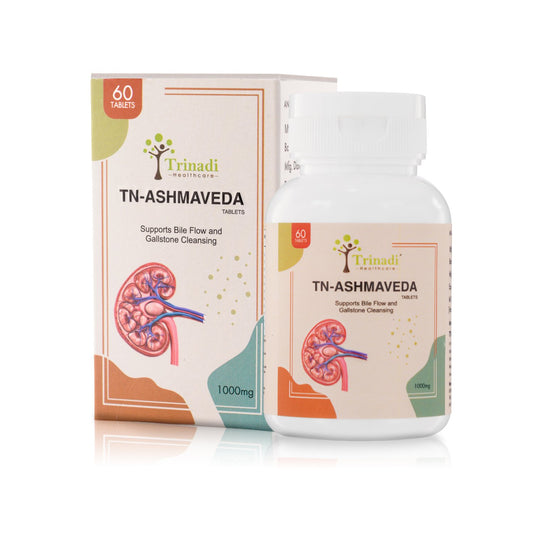 Trinadi TN-ASHMAVEDA Tablets | Ayurvedic Gallstone Care & Liver Support | Promotes Bile Flow, Digestion, Detox & Gallbladder Health | Natural Herbal Supplement